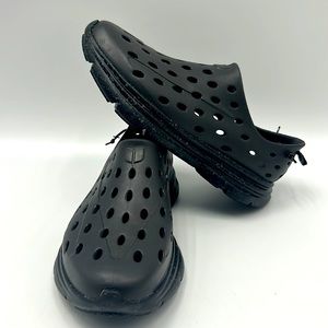 KANE FOOTWEAR REVIVE RECOVERY MENS SIZE 13 CHARCOAL BLACK SHOES